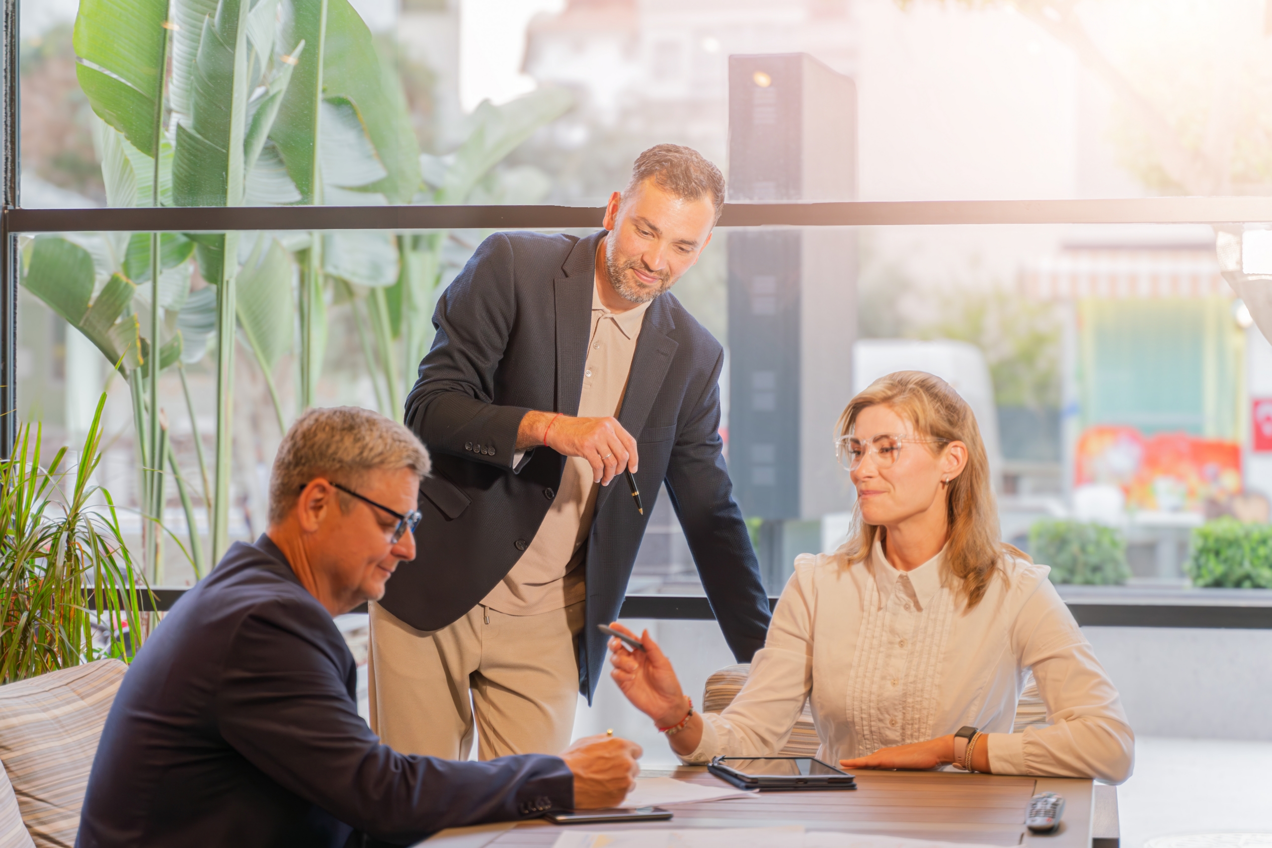 Financial advisor providing personalized investment guidance and advisory services to clients.
